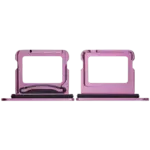 Suport (Dual Sim) Card Tray iPhone 16 / 16 Plus (Pink) - imagine 2