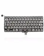 Tastatura Laptop Apple Tastatura UK English Cu Backlight Si Suruburi MacBook 13" A1342 2009-2010 - imagine 3