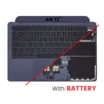 Carcasa Superioara Cu Baterie Si Tastatura (ISO UK) MacBook Air 13" A2681 (2022) (Midnight)