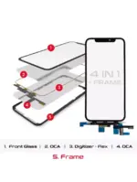 Sticla iPhone X Short Flex 4 in 1 (Sticla + OCA preinstalat + rama +digitizer) - imagine 2