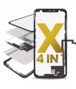 Sticla iPhone X Long Flex 4 in 1 (Sticla + OCA preinstalat + rama +digitizer)