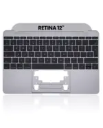 Carcasa Superioara Cu Tastatura (ISO UK) Si Microfon MacBook 12" A1534 (2016-2017) (Space Gray)