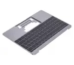 Carcasa Superioara Cu Tastatura (ISO UK) Si Microfon MacBook 12" A1534 (2016-2017) (Space Gray) - imagine 5