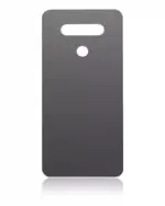 Capac Spate Sticla LG K51 (Black) - imagine 2