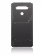 Capac Spate Sticla LG K51 (Black) - imagine 3