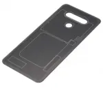 Capac Spate Sticla LG K51 (Black) - imagine 4