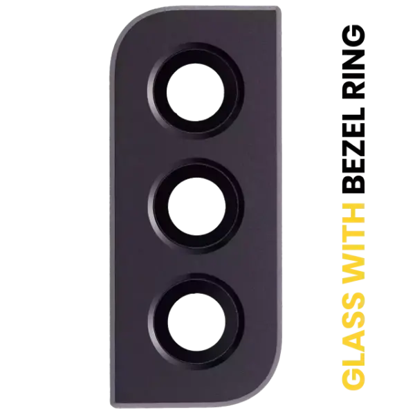 Lentila Camera Spate Cu Inel Rama Telefon Samsung Galaxy S22 / S22 Plus (Phantom Black)