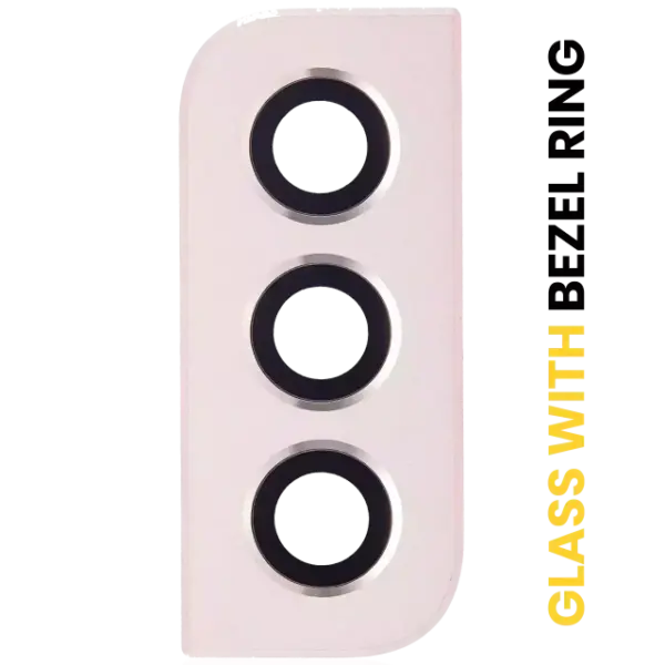 Lentila Camera Spate Cu Inel Bezel Samsung Galaxy S22 / S22 Plus (Pink Gold)