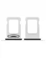 Suport (Dual Sim) Card Tray iPhone 12 (White) - imagine 2