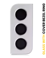 Lentila Camera Spate Cu Rama Metalica Samsung Galaxy S21 5G (Phantom White)