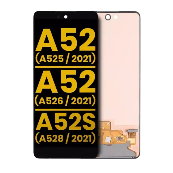 Ansamblu Display Samsung A52 4G (A525 / 2021) / 5G (A526 / 2021) / A52S 5G (A528 / 2021) Refurbished (Fara Rama)