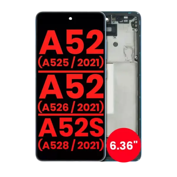 Ansamblu Display Samsung Galaxy A52 4G (A525 / 2021) / A52 5G (A526 / 2021) / A52S 5G (A528 / 2021) (6.36") AMPlus (Awesome Blue)