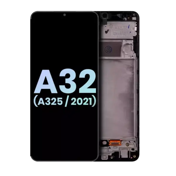 Display Samsung Galaxy A32 4G (A325 / 2021) Service Pack (Awesome Black)