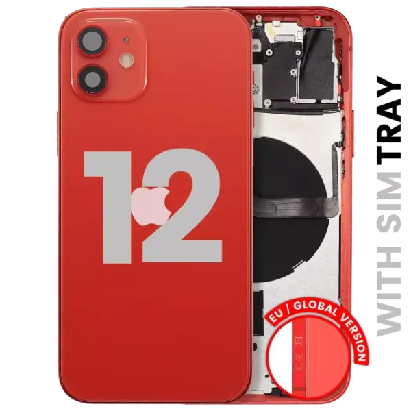 Carcasa Spate iPhone 12 Pull B (Red)
