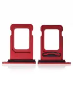 Suport (Dual Sim) Card Tray iPhone 11 (Red) - imagine 2
