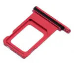 Suport (Dual Sim) Card Tray iPhone 11 (Red) - imagine 4