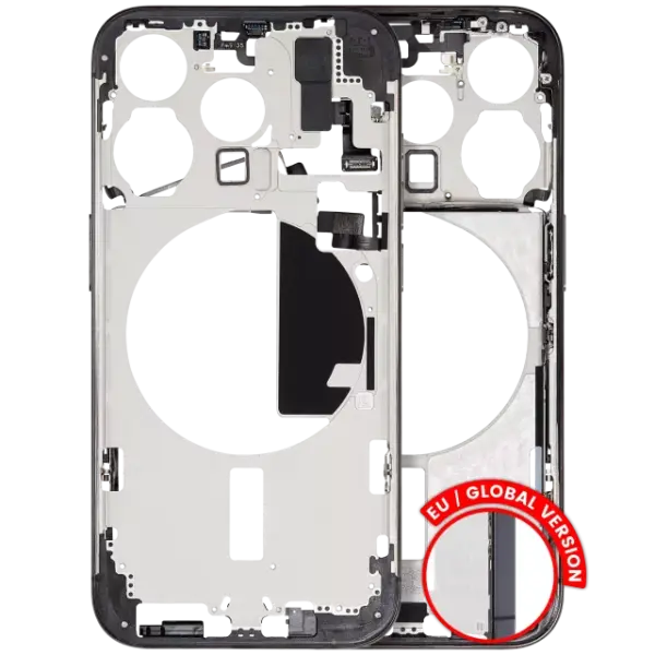 Carcasa Mijloc Mid-Frame iPhone 15 Pro Pull B (Black Titanium)