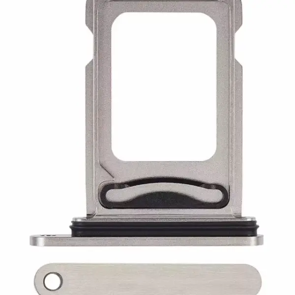 Suport (Dual Sim) Card Tray iPhone 15 Pro / 15 Pro Max (White Titanium)