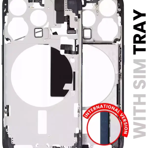 Carcasa Mijloc Mid-Frame iPhone 15 Pro Pull A (Blue Titanium)