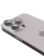 Sticla Protectie Camera iPhone 16 Pro / 16 Pro Max (White Titanium) – Clear Rings - imagine 6