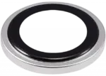 Sticla Protectie Camera iPhone 16E / 17E – Clear Rings (Silver) - imagine 3