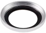 Sticla Protectie Camera iPhone 16E / 17E – Clear Rings (Silver) - imagine 4
