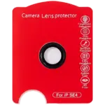 Sticla Protectie Camera iPhone 16E / 17E – Clear Rings (Black) - imagine 2
