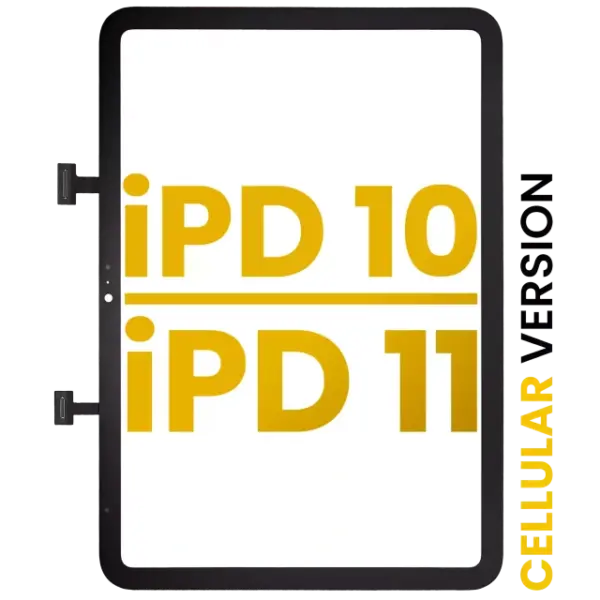 Touchscreen (Digitizer) iPad 10 (2022) / iPad 11 (2025) Premium (WiFi / Cellular) (Black)