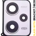 Lentila Camera Spate Cu Bracket/Rama Telefon Xiaomi Redmi Note 12 Pro Plus (Arctic White)