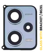 Lentila Camera Spate Cu Suport Fixare/ Rama Xiaomi Redmi Note 12 Pro Plus (Iceberg Blue)