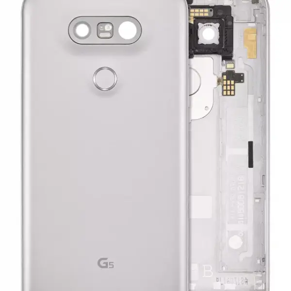 Capac Spate Sticla LG G5 (Generic) (Silver)