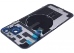Capac Spate Sticla Cu Magnet MagSafe, NFC Si Lanterna Flex iPhone 14 Plus Genuine OEM (Blue) - imagine 6