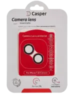 Sticla Protectie Camera iPhone 13 / 13 Mini – Clear Rings (Red)