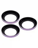 Sticla Protectie Camera iPhone 14 Pro / 14 Pro Max – Clear Rings (Purple) - imagine 3
