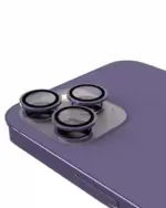 Sticla Protectie Camera iPhone 14 Pro / 14 Pro Max – Clear Rings (Purple) - imagine 6