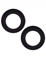 Sticla Protectie Camera iPhone 14 / 14 Plus – Clear Rings (Black) - imagine 5