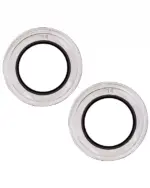 Sticla Protectie Camera iPhone 14 / 14 Plus – Clear Rings (Yellow) - imagine 5