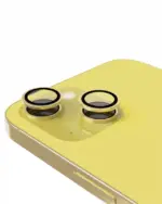 Sticla Protectie Camera iPhone 14 / 14 Plus – Clear Rings (Yellow) - imagine 6