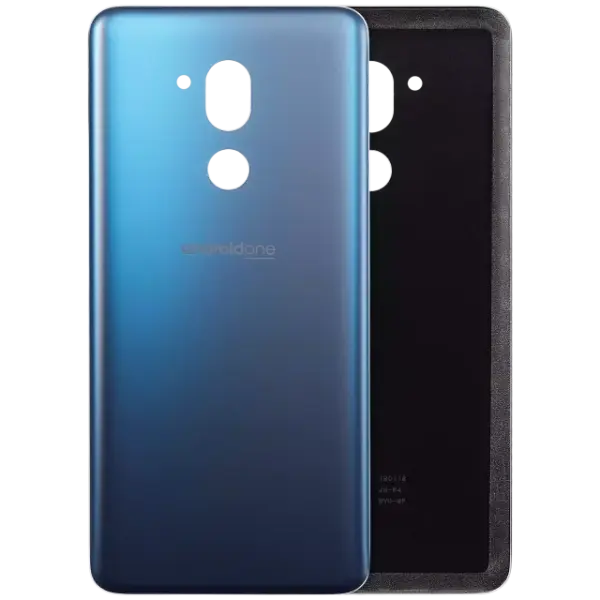 Capac Spate Sticla Cu Adeziv (Preinstalat) LG G7 One (New Moroccan Blue)