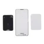 Capac Spate Sticla Cu Magnet MagSafe, NFC Si Lanterna Flex iPhone 17 Pro Genuine OEM (Silver)