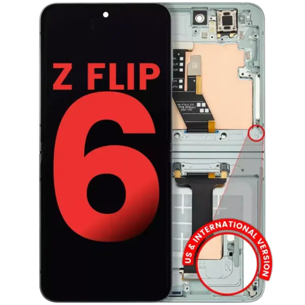 Ansamblu Display Interior Samsung Galaxy Z Flip 6 5G (F741) AMPlus (Mint)