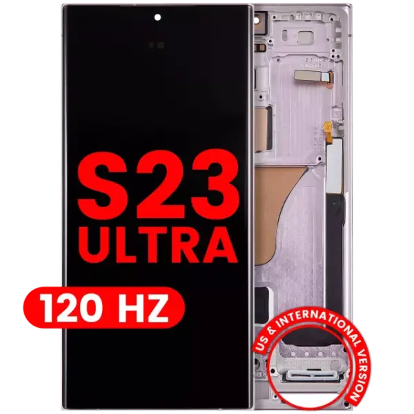 Display Telefon Samsung Galaxy S23 Ultra Aftermarket Pro (120Hz) (Lavender)
