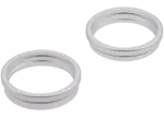 Inel Protectie Camera Spate Telefon iPhone 17 (White) (2 Piece Set) - imagine 4