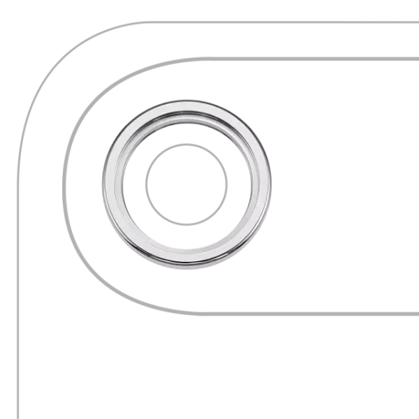 Inel Protectie Camera Spate Telefon iPhone Air (Cloud White)