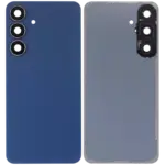 Capac Spate Sticla Cu Lentila Camera Samsung Galaxy S25 FE (No Logo) AMPlus (Navy) - imagine 2