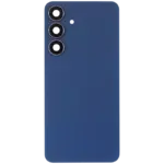 Capac Spate Sticla Cu Lentila Camera Samsung Galaxy S25 FE (No Logo) AMPlus (Navy) - imagine 3
