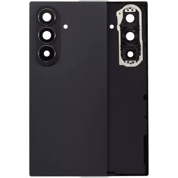 Capac Spate Sticla Cu Lentila Camera Samsung Galaxy Z Fold 7 5G (F966) AMPlus AMPlus (Jet Black)
