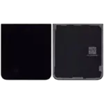 Capac Spate Sticla Inferior Samsung Galaxy Z Flip 7 FE 5G (F761) (No Logo) AMPlus (Black) - imagine 2