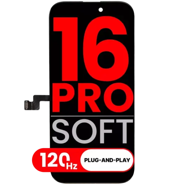 Ansamblu Display iPhone 16 Pro AMPlus Soft OLED (120Hz)