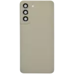 Capac Spate Sticla Cu Lentila Camera Samsung Galaxy S21 FE 5G (No Logo) AMPlus (Olive) - imagine 3